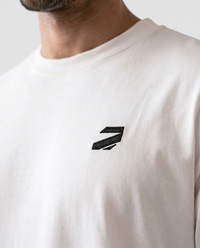 El-3ameed Oversized White T-Shirt