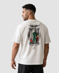El-3ameed Oversized White T-Shirt