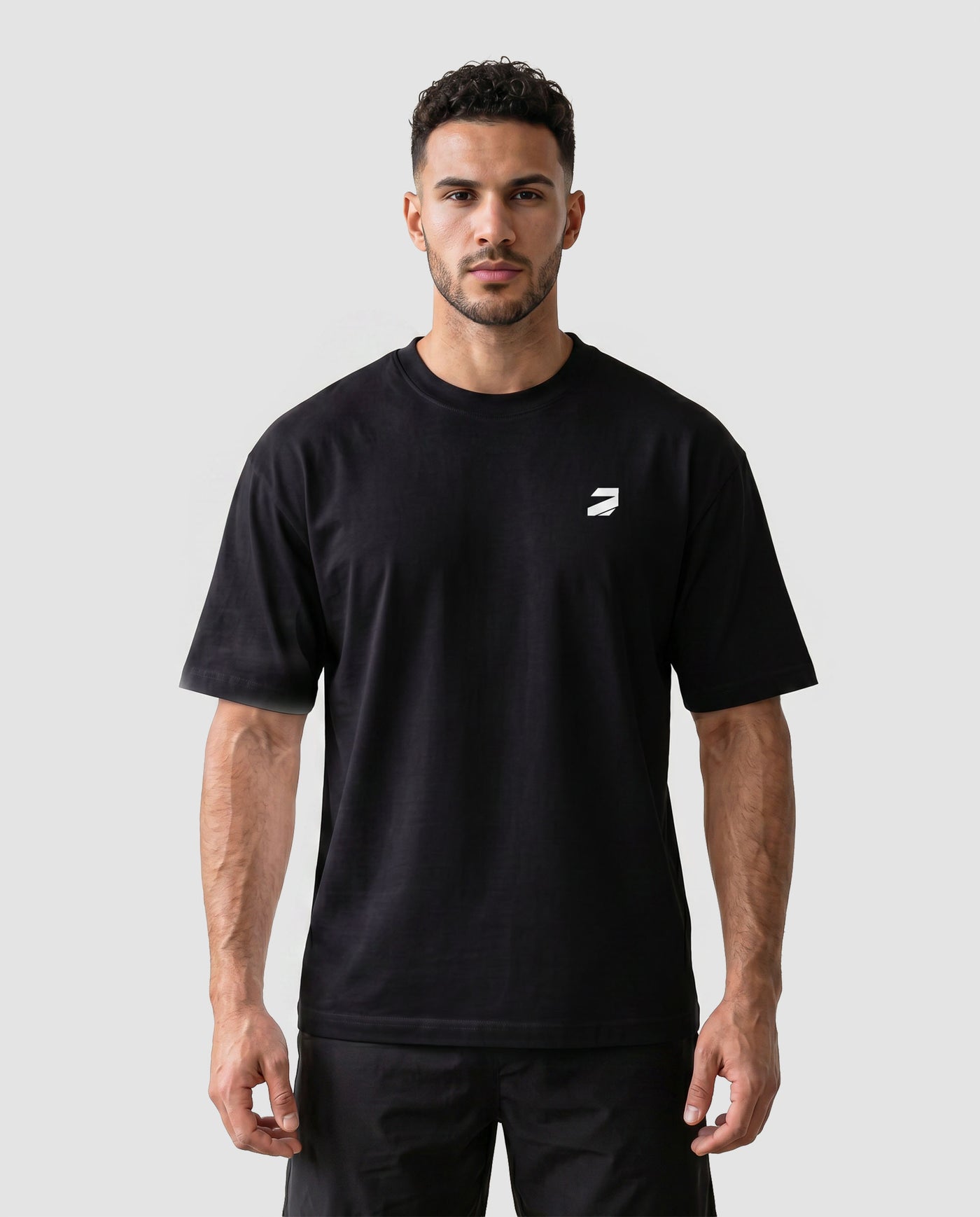 El-3ameed Oversized Black T-Shirt